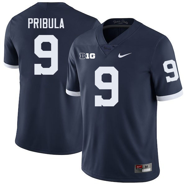 Beau Pribula Penn State Jersey,PSU Nittany Lions #9 Beau Pribula Football Uniforms-Retro